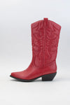 Going Down Cowgirl Boots Maroon