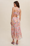 About You Maxi Dress Floral Pink