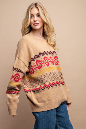 Taytum Printed Sweater
