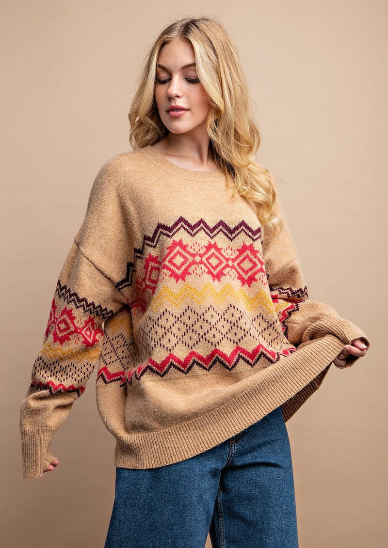 Taytum Printed Sweater