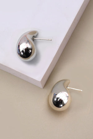 Chunky Water Drop Earrings