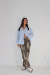 Adriana Leopard Printed Pants