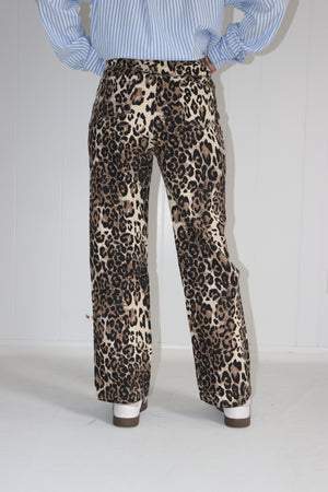 Adriana Leopard Printed Pants