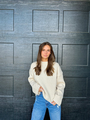 Here To Stay Sweater Beige