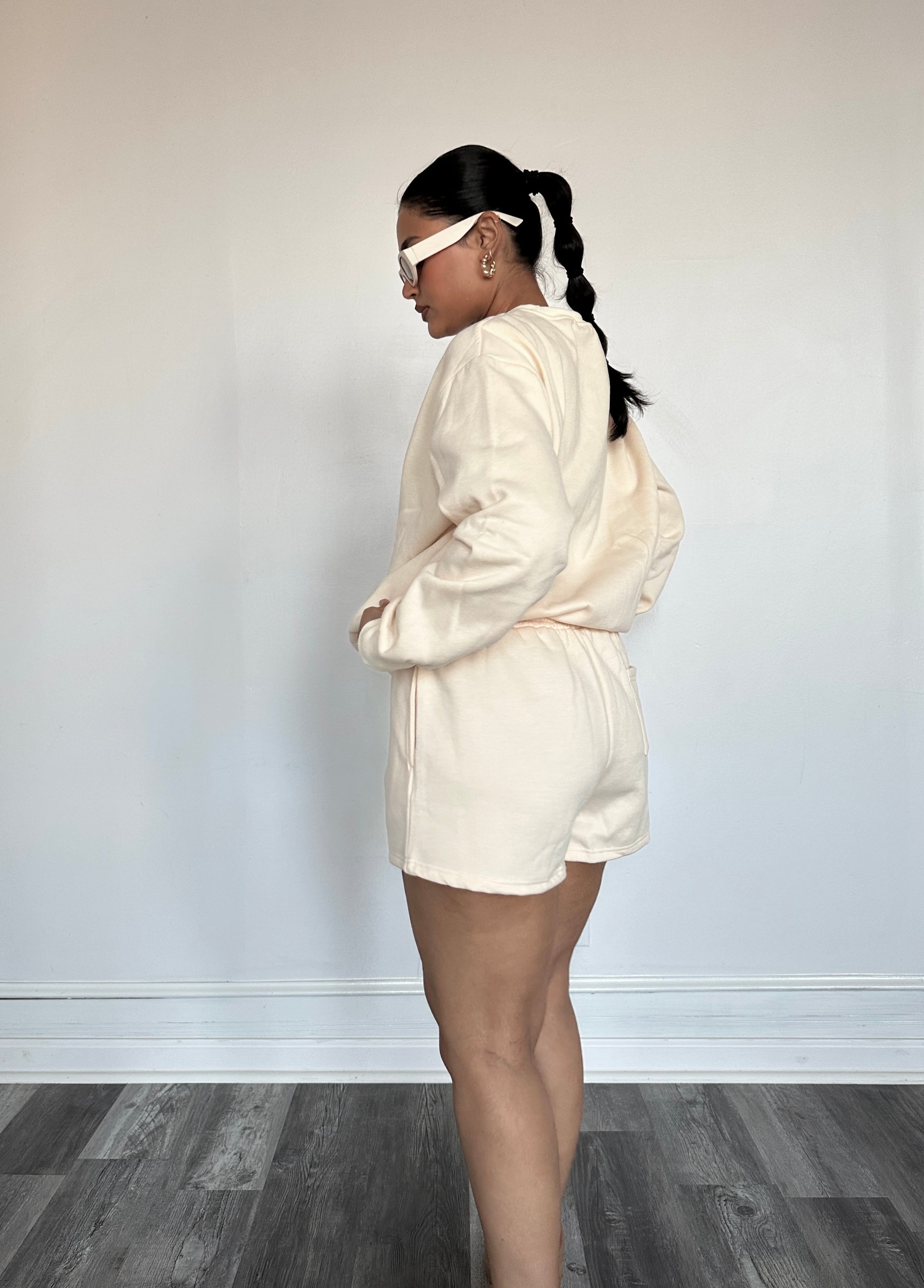 Cream sweat sales set