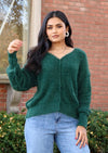 Evergreen Fuzzy Sweater
