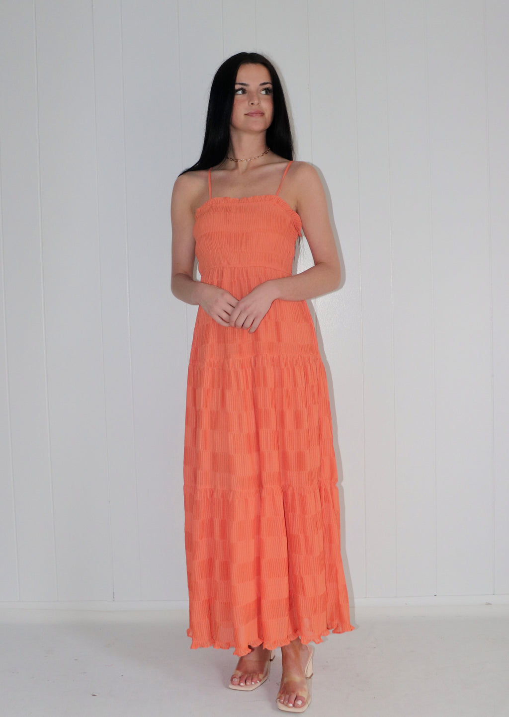 Best Dressed Pleated Maxi Dress