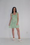 Look My Way Leaf Printed Mini Dress