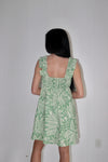 Look My Way Leaf Printed Mini Dress