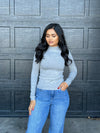Beverly Sweater Top Grey
