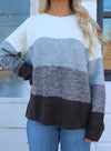 Over Time Colorblock Stripe Sweater