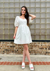 Like A Cloud Mini Dress White