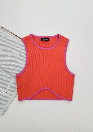 Simplicity Tank Pink/Orange