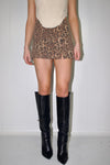 Nia Leopard Mini Skirt