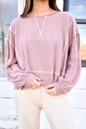 Chasing You Longsleeve Top Blush