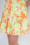Prep Step Fit & Flare Floral Mini Dress
