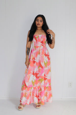 Sun-drenched Printed Maxi Dress