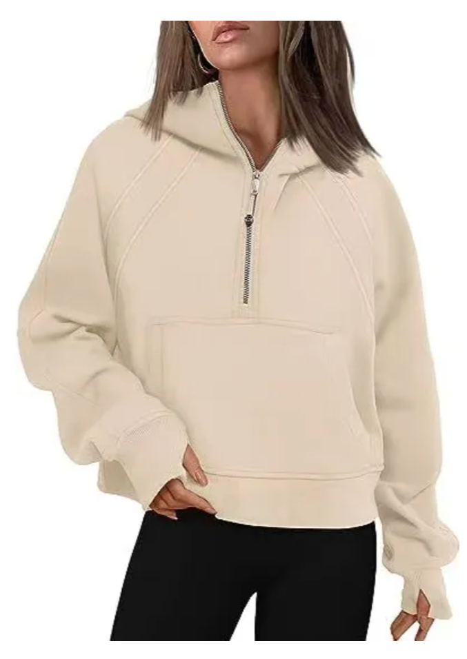 Show Me Around Hoodie Taupe