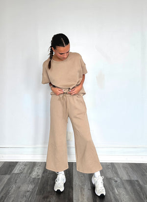 Offstage Sweat Set Taupe
