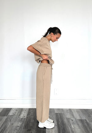 Offstage Sweat Set Taupe
