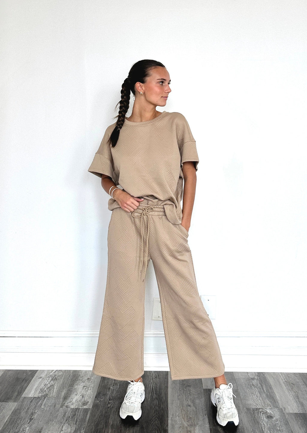 Offstage Sweat Set Taupe