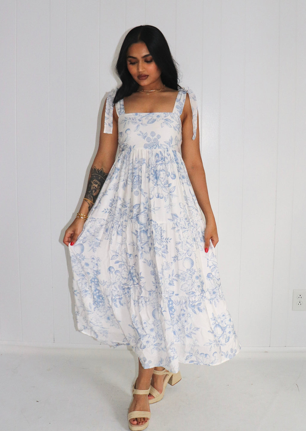 Grace Floral Midi Dress