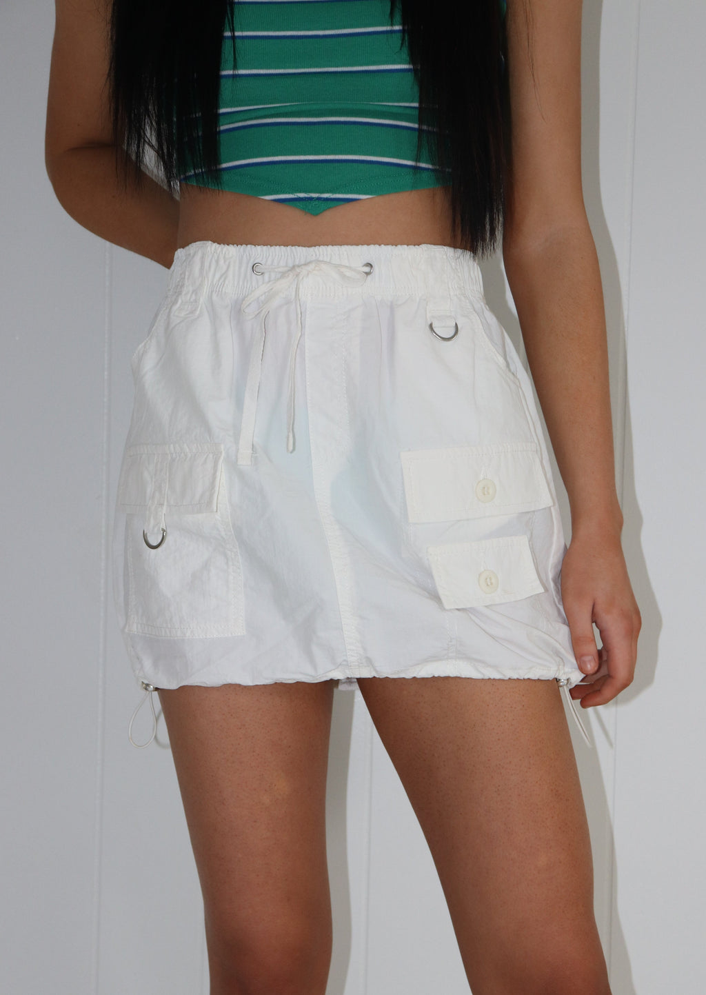 Take My Picture Cargo Mini Skirt