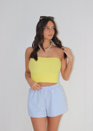 Stella Rin Knit Bandeau Top