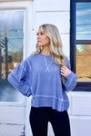 Chasing You Longsleeve Top Blue