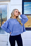 Chasing You Longsleeve Top Blue