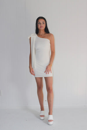 Go Getter Mini Dress White