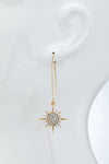 Starburst Pavè Crystal Dangle Earrings - 2 Colors