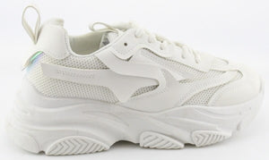 "In A Rush" Chunky White Sneakers