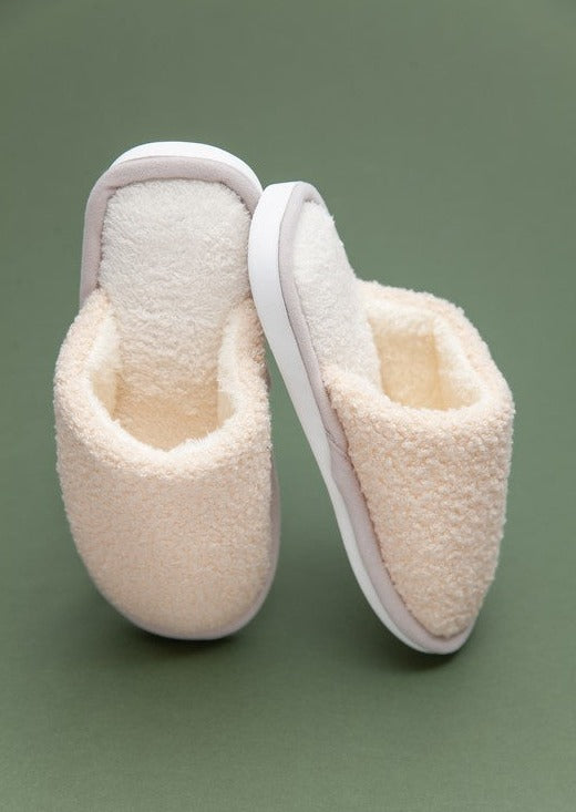 Fuzzy Slippers Tan