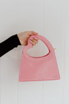 "Handle This Heart" Glossy Faux Leather Purse