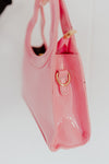 "Handle This Heart" Glossy Faux Leather Purse