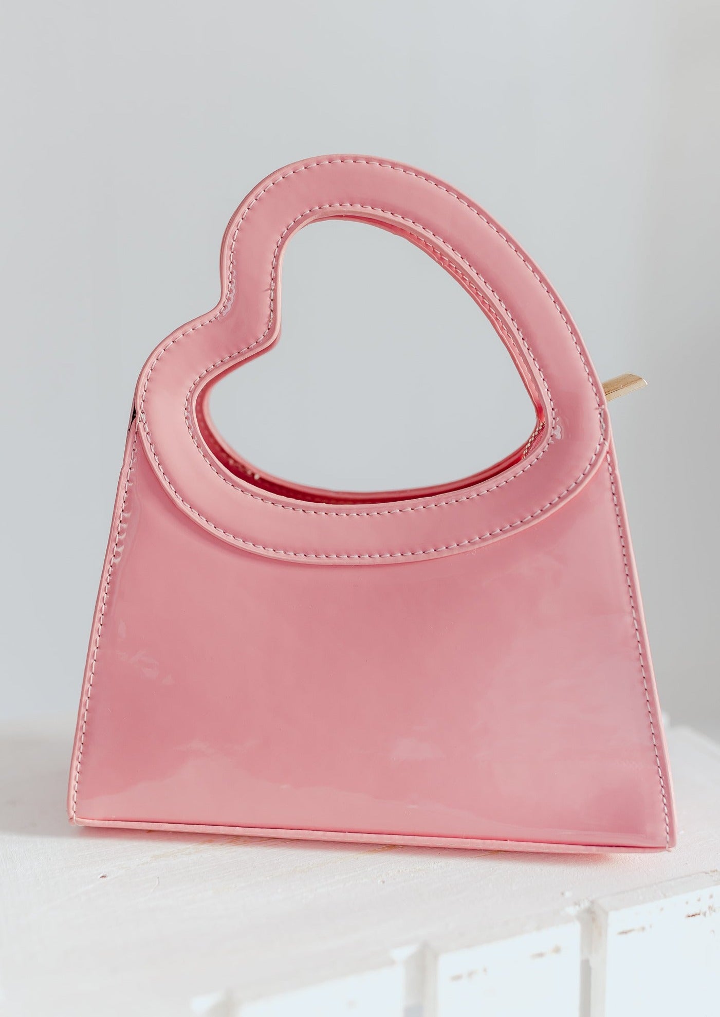 Women's Heart Shaped Faux Leather Purse