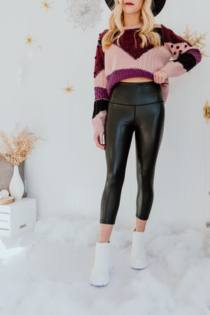 "Thank You, Next" Faux Leather Leggings (S - 3XL)