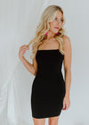 "Worth The Hype" Fitted Mini Dress - 2 Colors