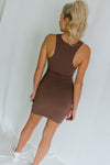 "Meet In The Middle" Ribbed Cut-Out Dress - 2 Colors