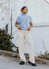 "All The Snuggles" Sweater Vest - Lt. Blue