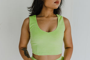 "Mellow Out" Lime 2-Piece