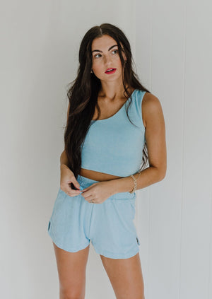 "Wanting More" Lt. Blue 2-Piece