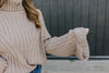 "Be True" Turtleneck Sweater - Mocha