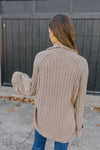 "Be True" Turtleneck Sweater - Mocha