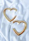 Heart Hoop Earrings