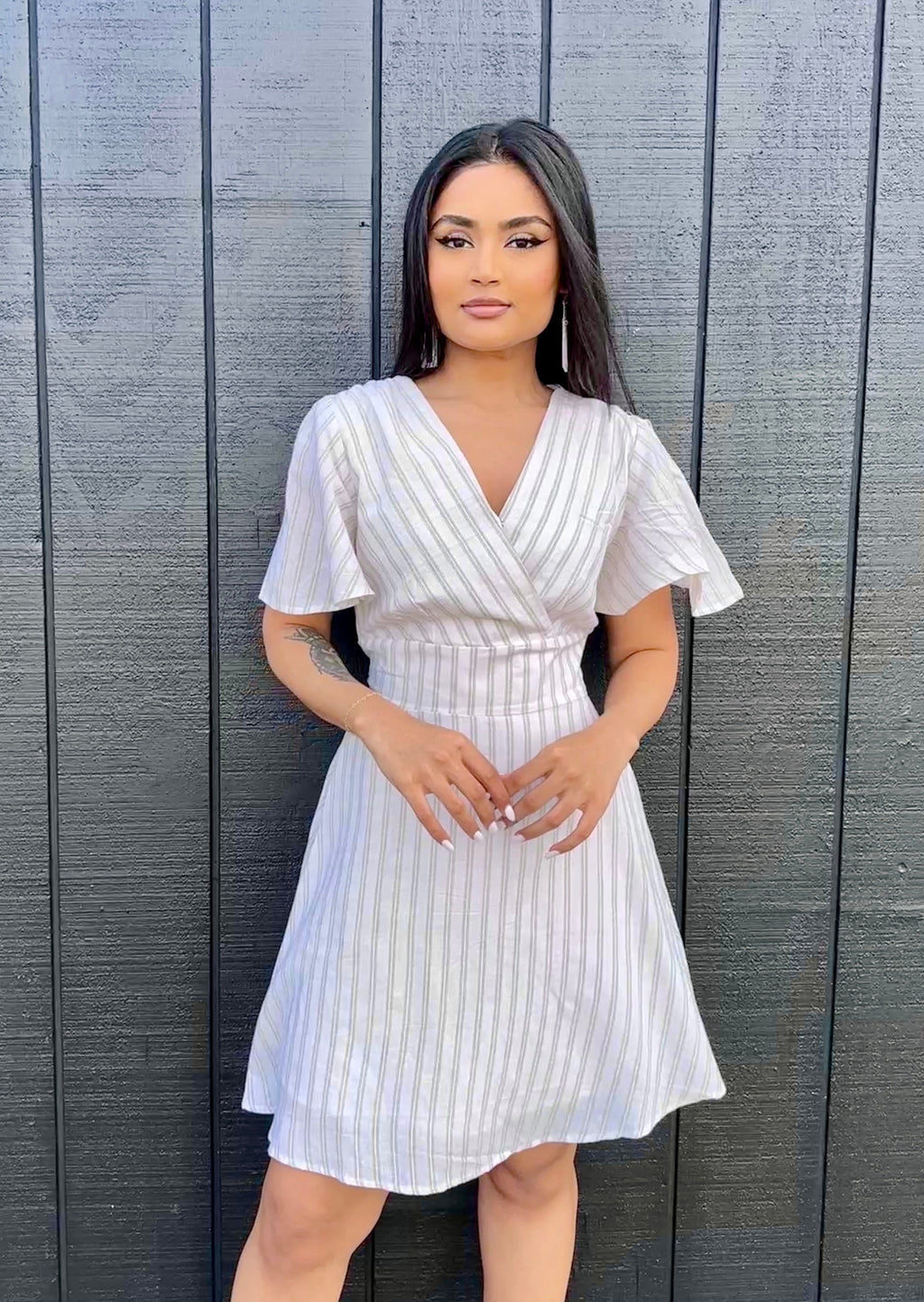 "Basically The Best" Shirt Dress - Ivory