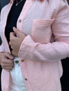 "Better Days" Button Down Top - Pink