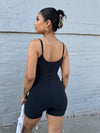 Being Yourself Active Romper Black