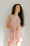 "All A Blur" Open Back Romper - 2 Colors